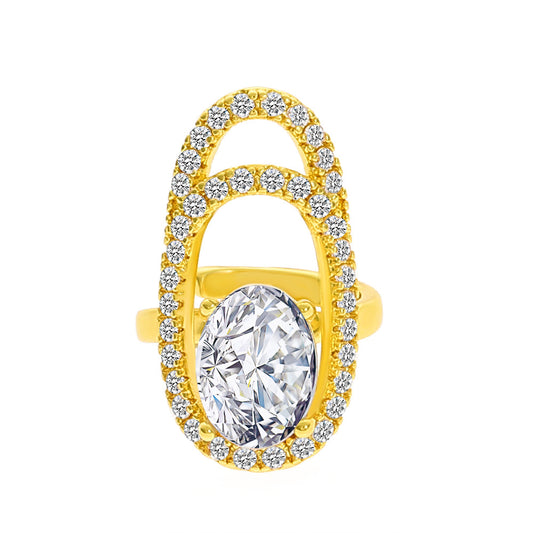 Zircon Nail Ring
