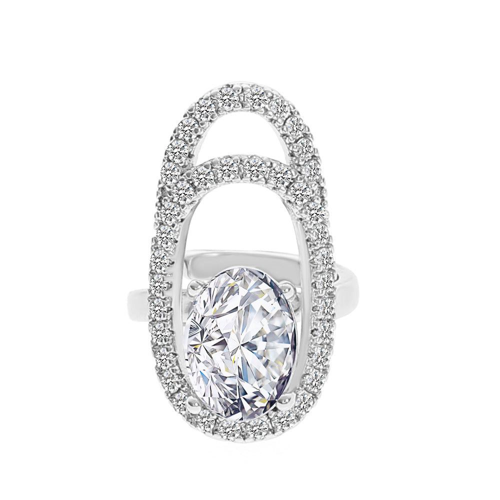 Zircon Nail Ring