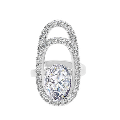 Zircon Nail Ring