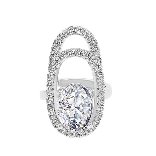Zircon Nail Ring