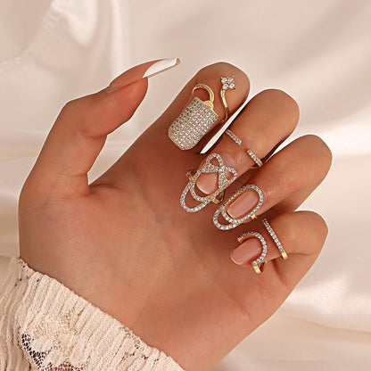 Zircon Nail Ring