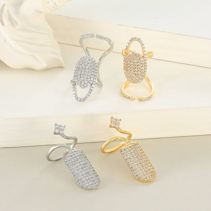 Zircon Nail Ring