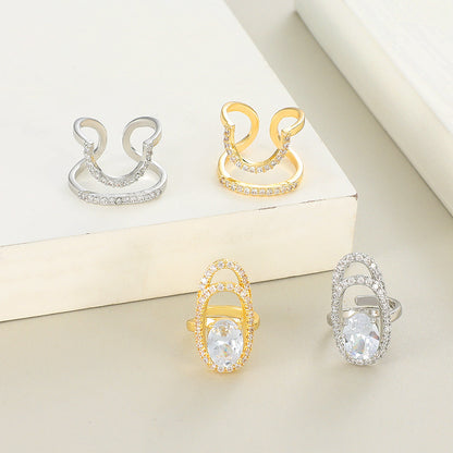 Zircon Nail Ring