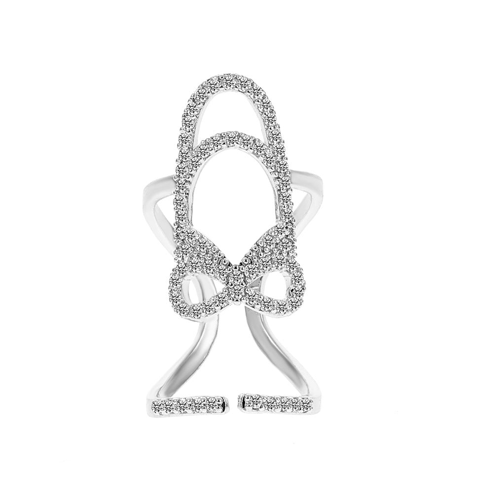 Zircon Nail Ring