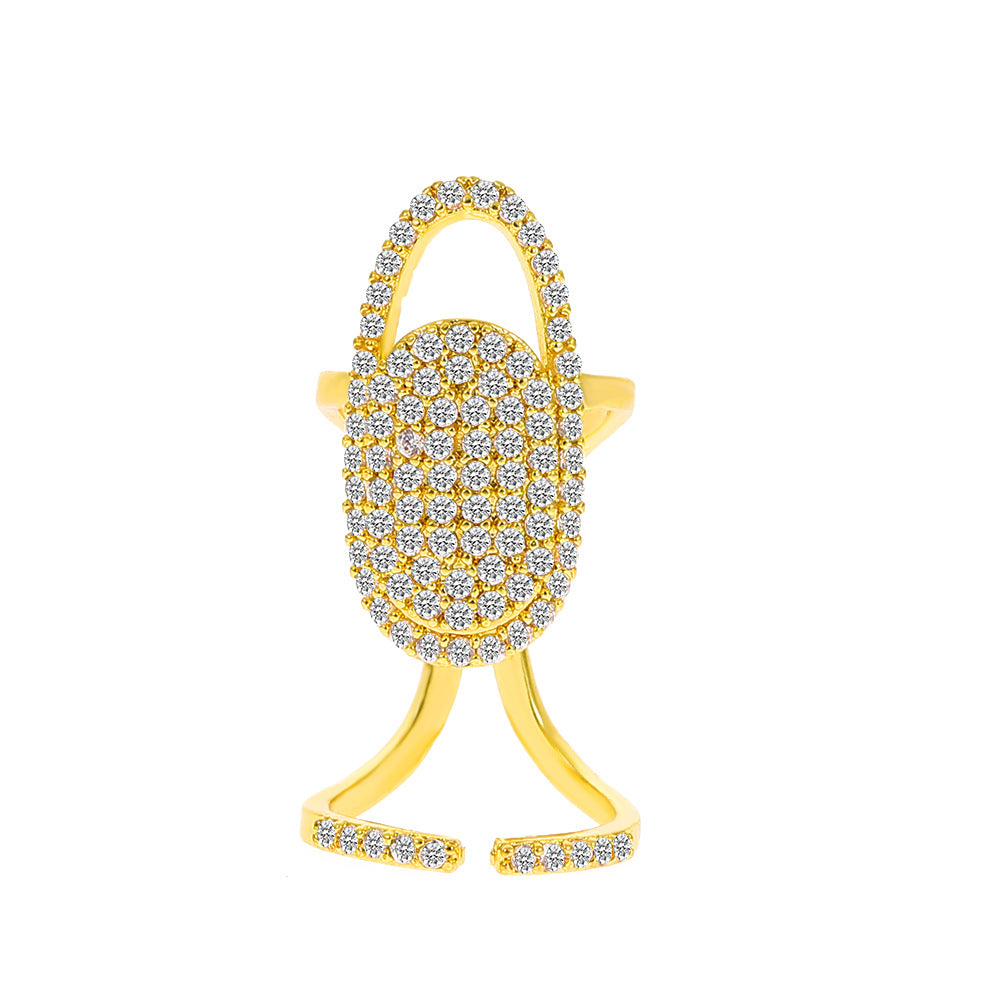 Zircon Nail Ring