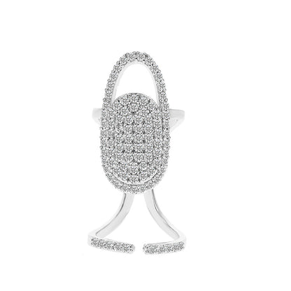 Zircon Nail Ring
