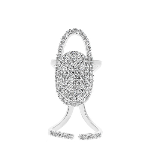 Zircon Nail Ring