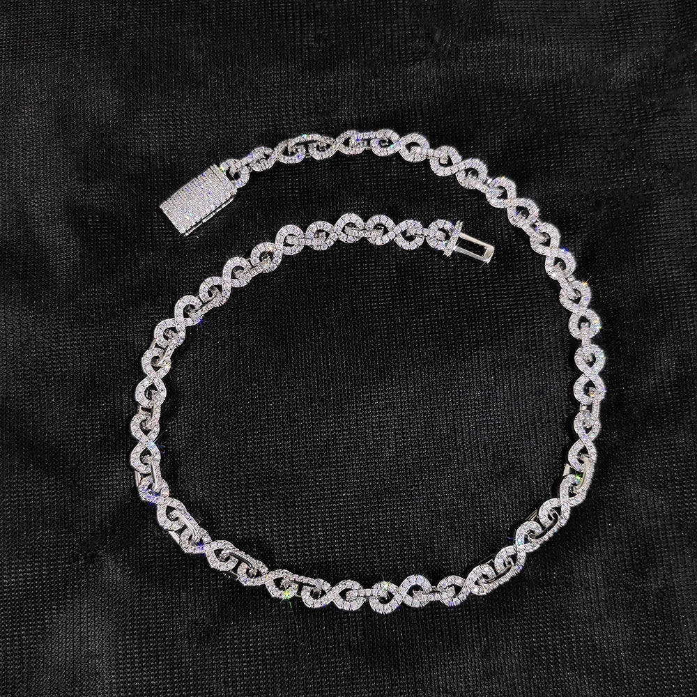 zircon necklace bracelet
