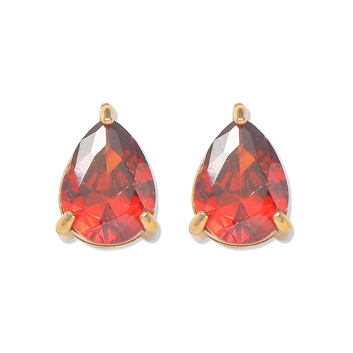 Zircon Necklace Bracelet Ring Set