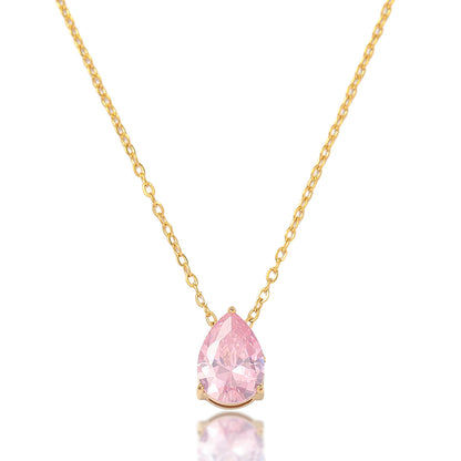 Zircon Necklace Bracelet Ring Set