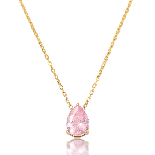 Zircon Necklace Bracelet Ring Set