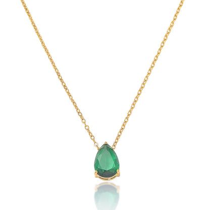 Zircon Necklace Bracelet Ring Set