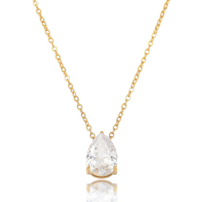 Zircon Necklace Bracelet Ring Set