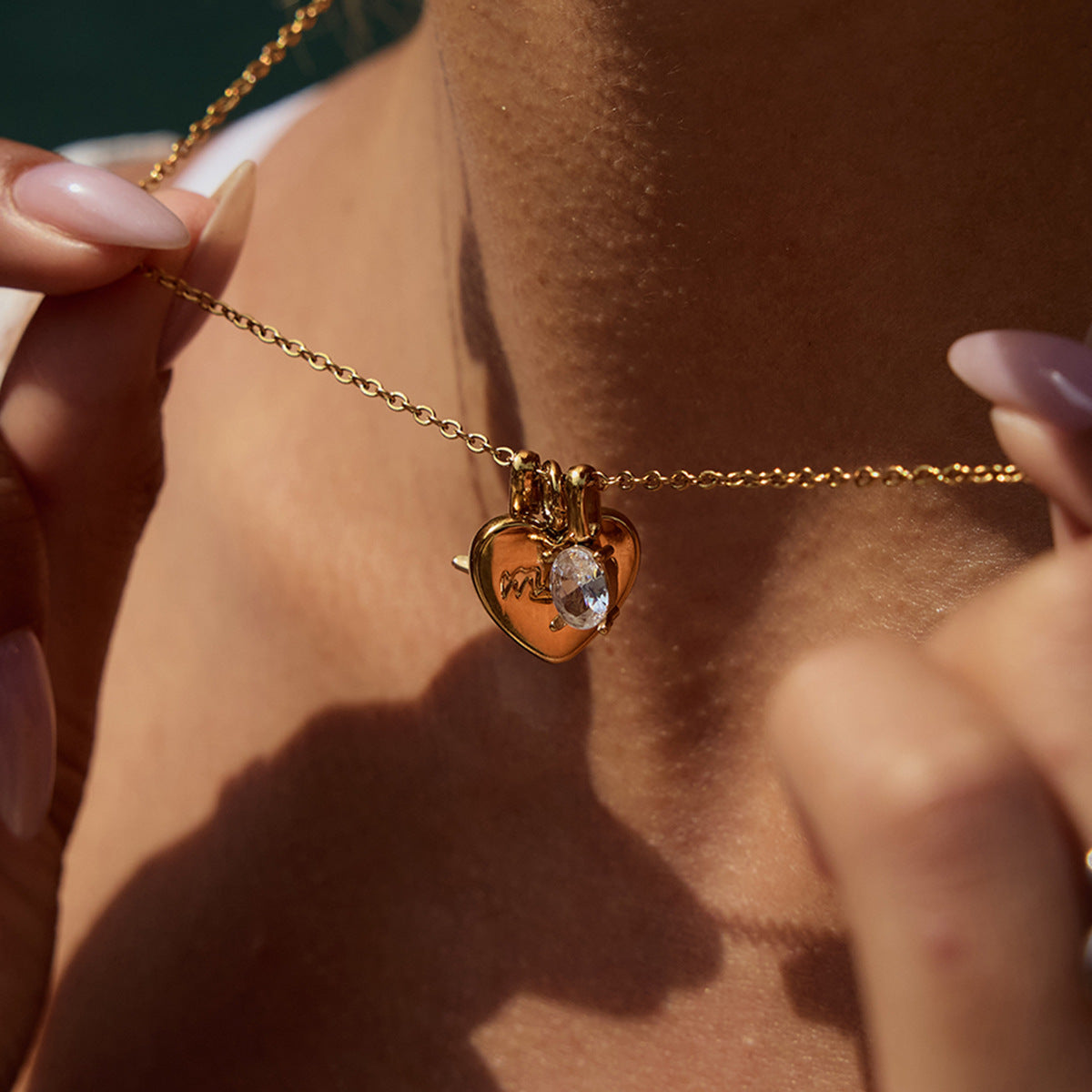 zircon necklace
