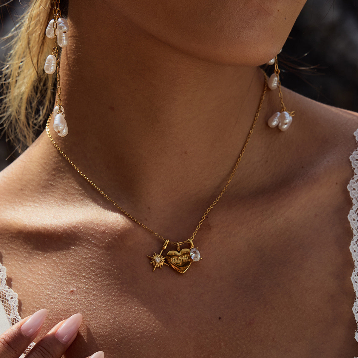 zircon necklace