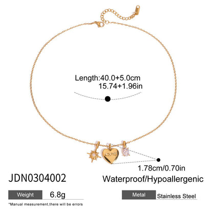 zircon necklace