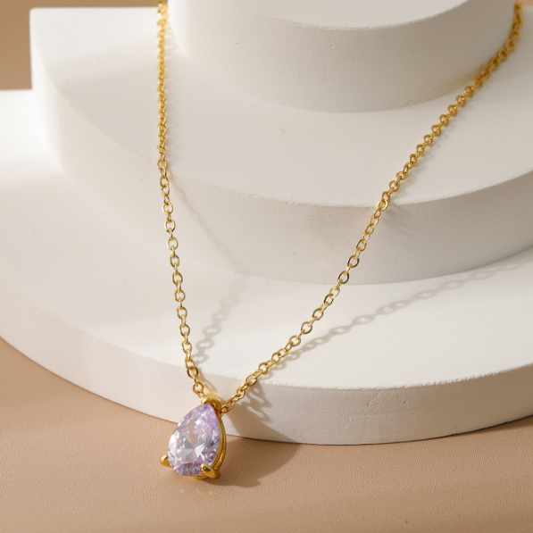 zircon necklace