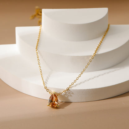 zircon necklace
