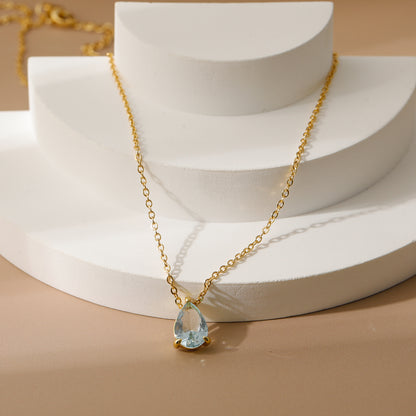 zircon necklace
