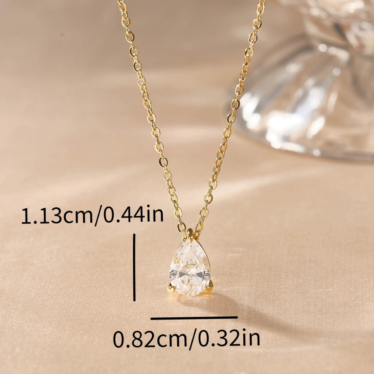 zircon necklace