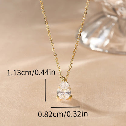 zircon necklace