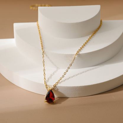 zircon necklace