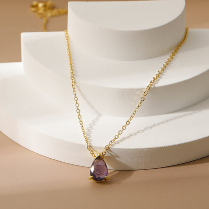 zircon necklace