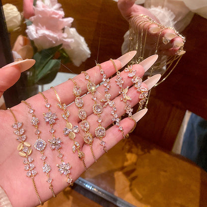 Zircon Pearl Bracelet