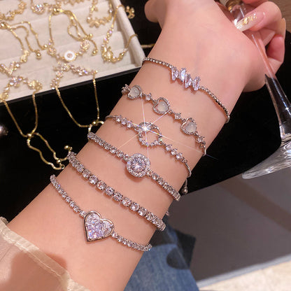 Zircon Pearl Bracelet