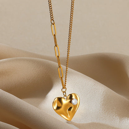 Zircon Pearl Necklace