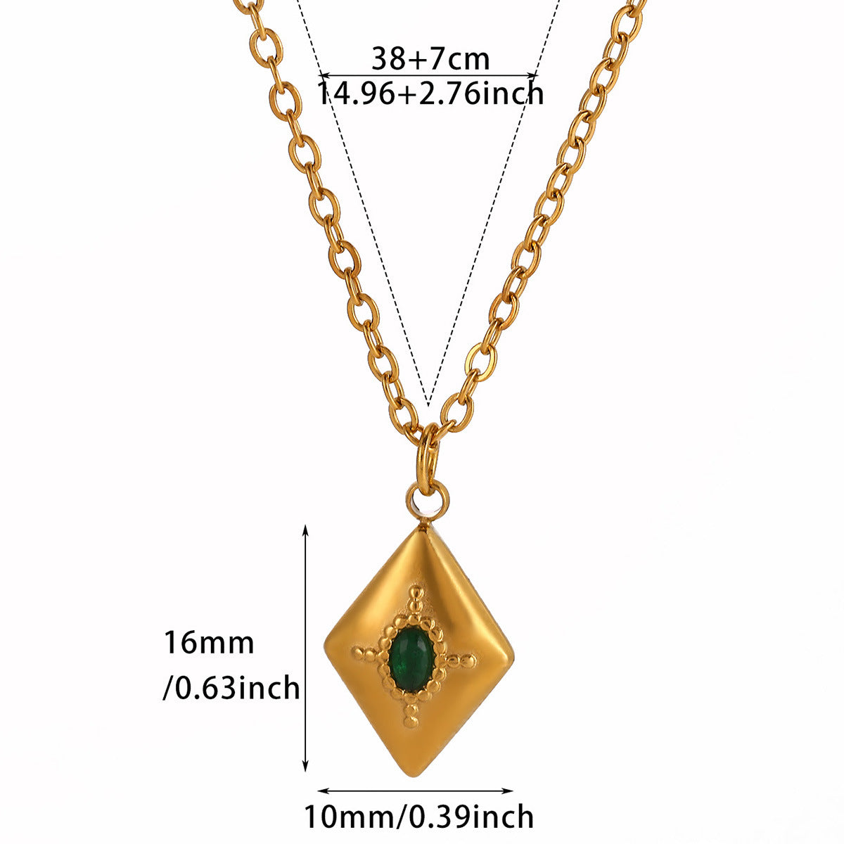 Zircon Pearl Necklace