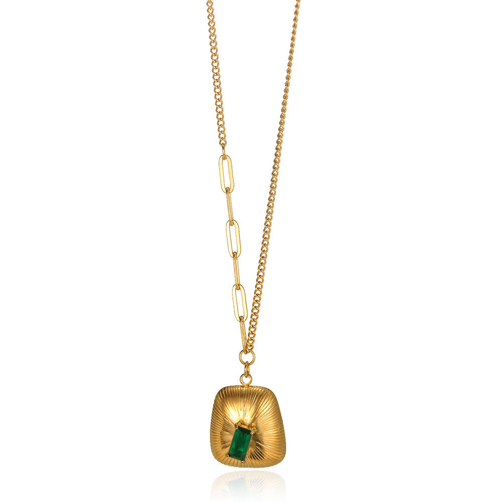 Zircon Pearl Necklace