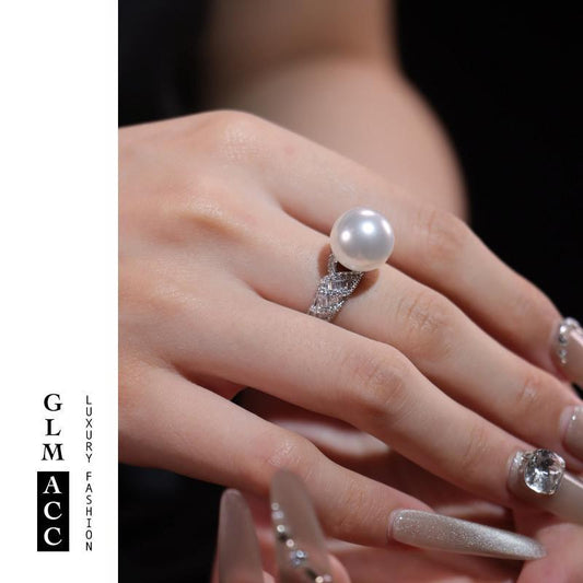 zircon pearl ring