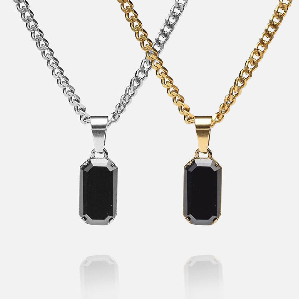 zircon pendant necklace