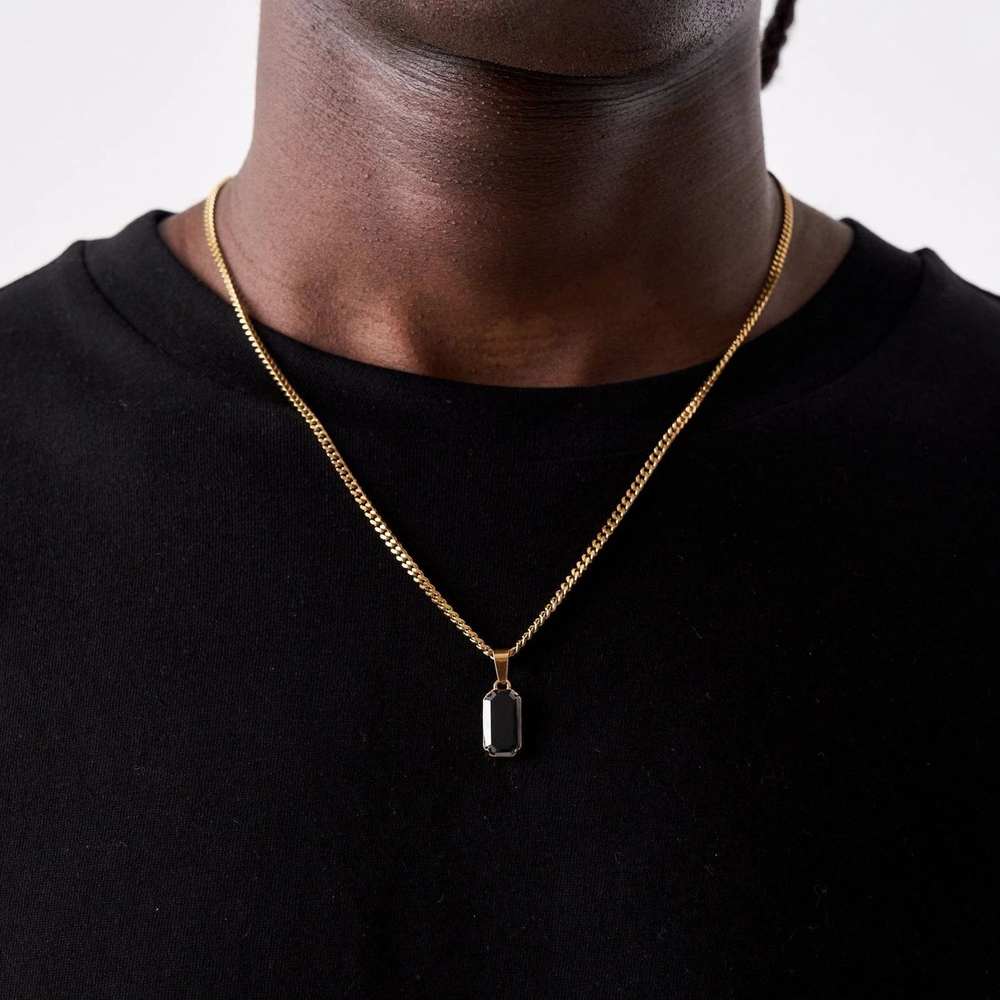 zircon pendant necklace