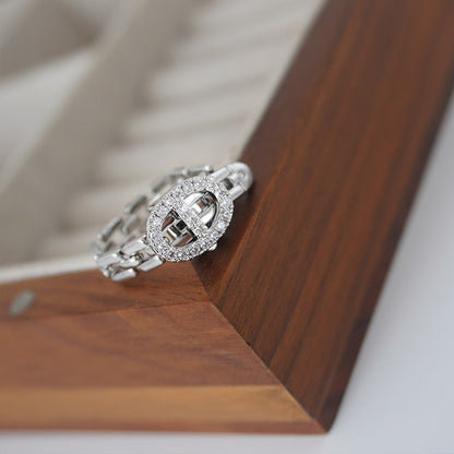 Zircon pig nose ring