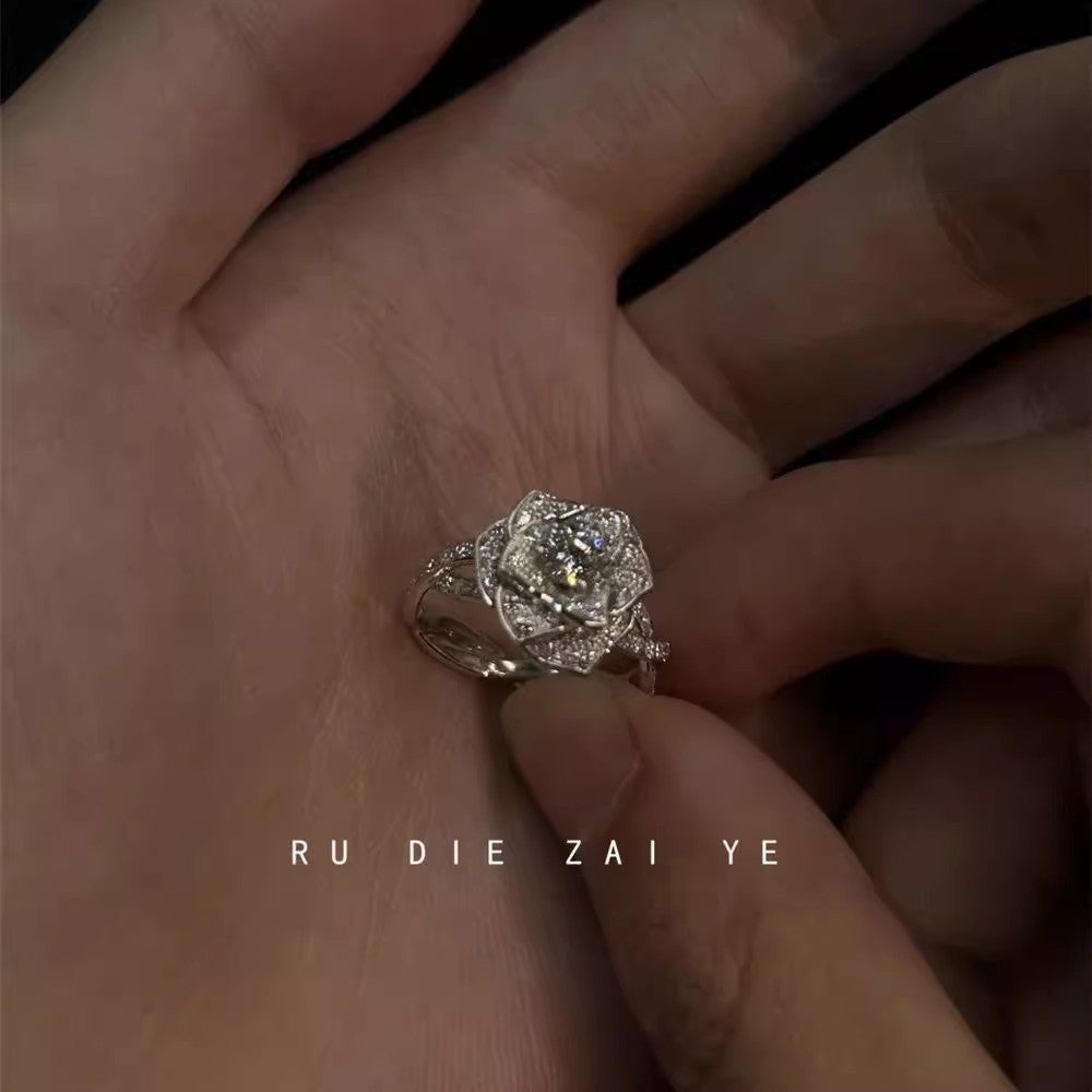 Zircon Rose Ring