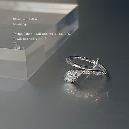 zircon snake ring