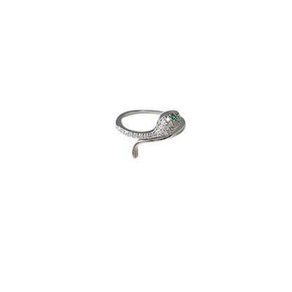 zircon snake ring