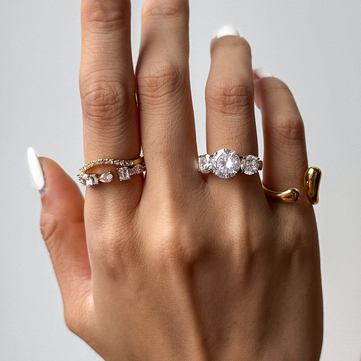 Zircon Steel Ring