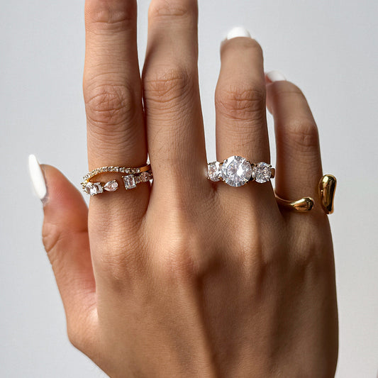 Zircon Steel Ring
