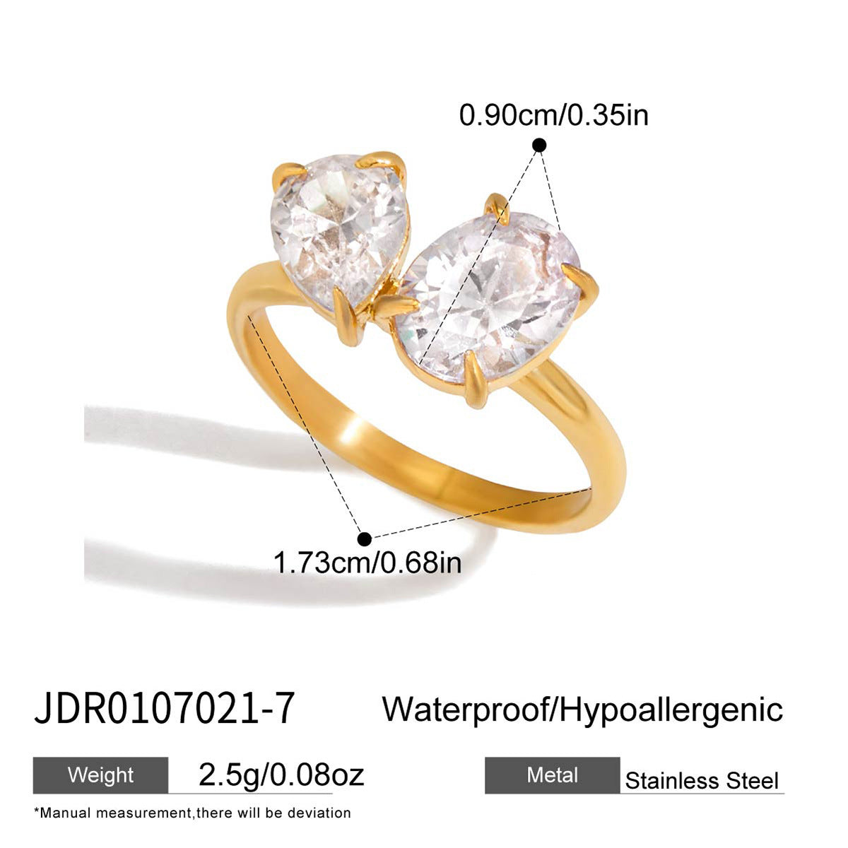 Zircon Steel Ring
