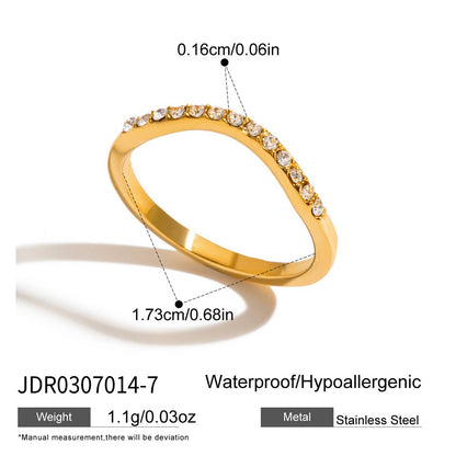 Zircon Steel Ring