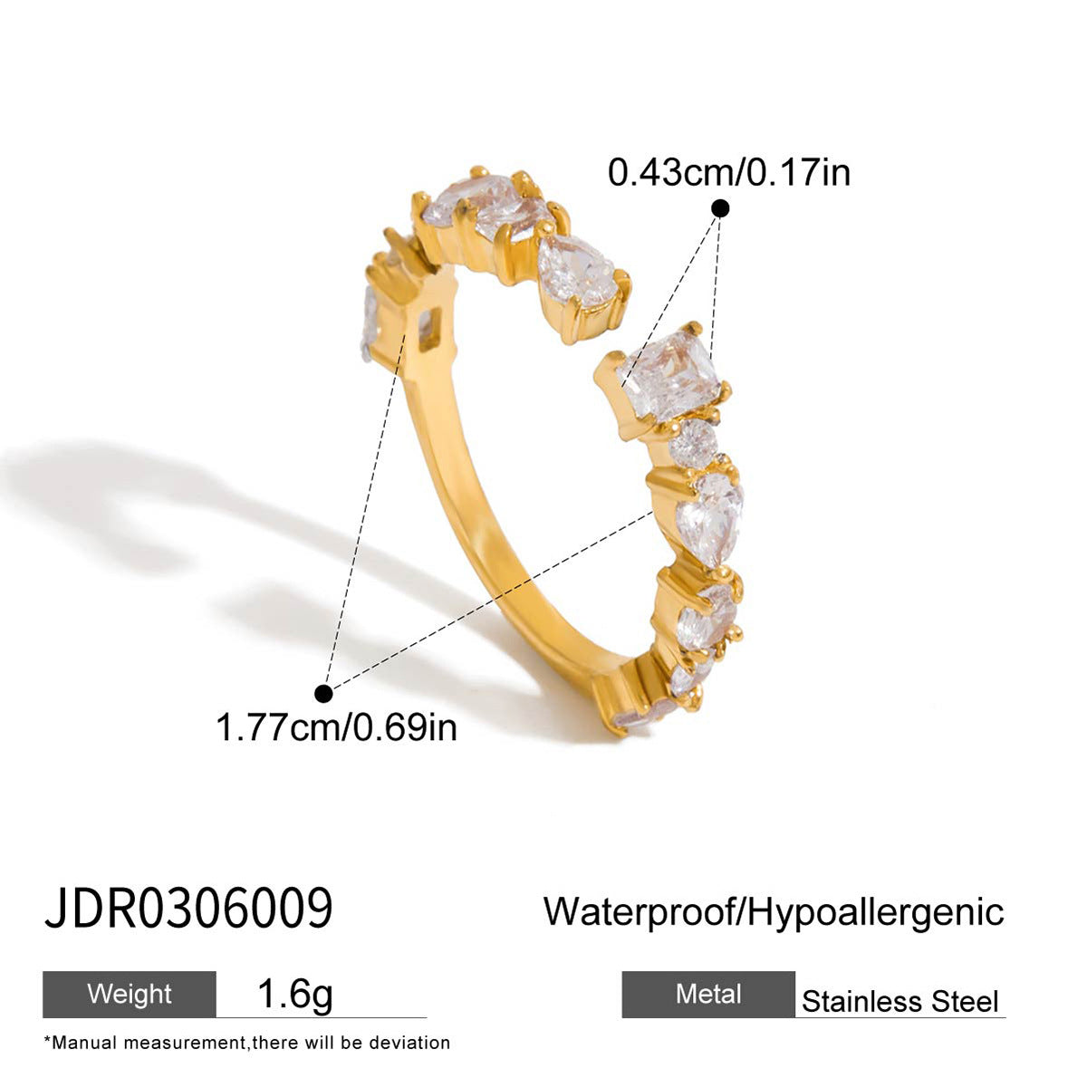 Zircon Steel Ring
