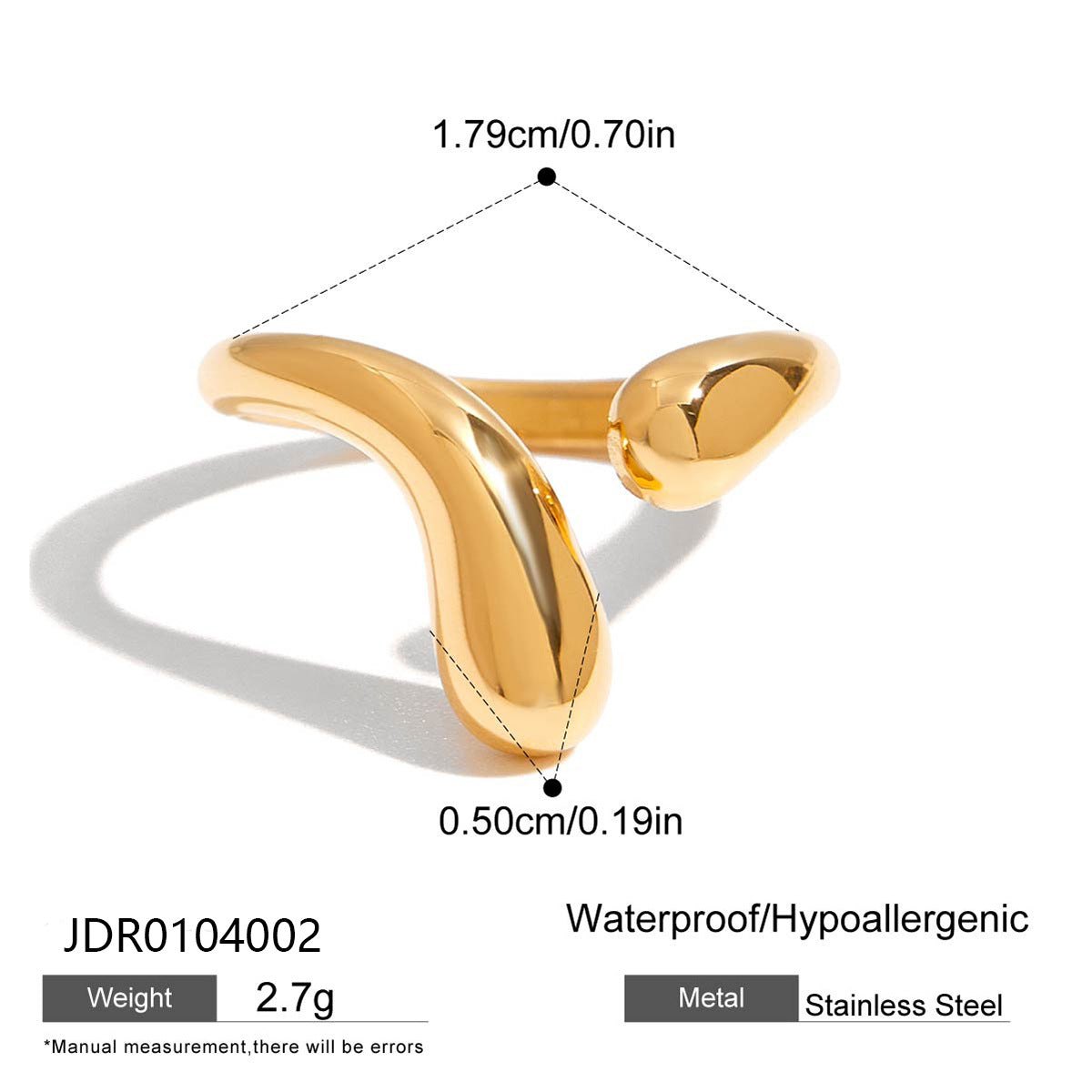 Zircon Steel Ring