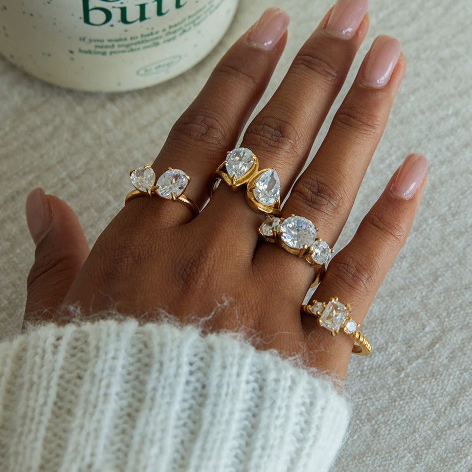 Zircon Steel Ring