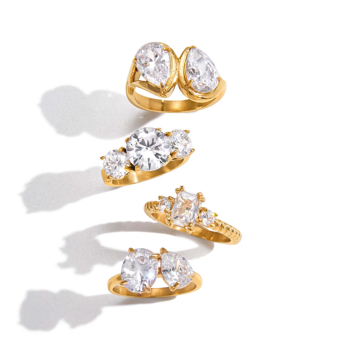 Zircon Steel Ring
