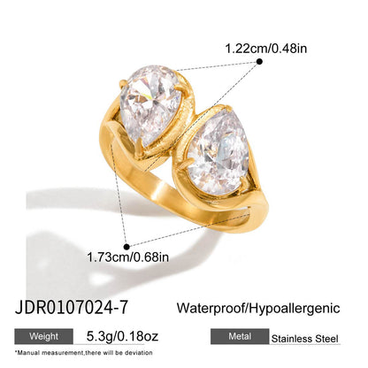Zircon Steel Ring