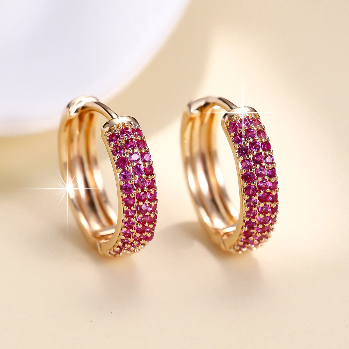 Zircon Stud Earrings