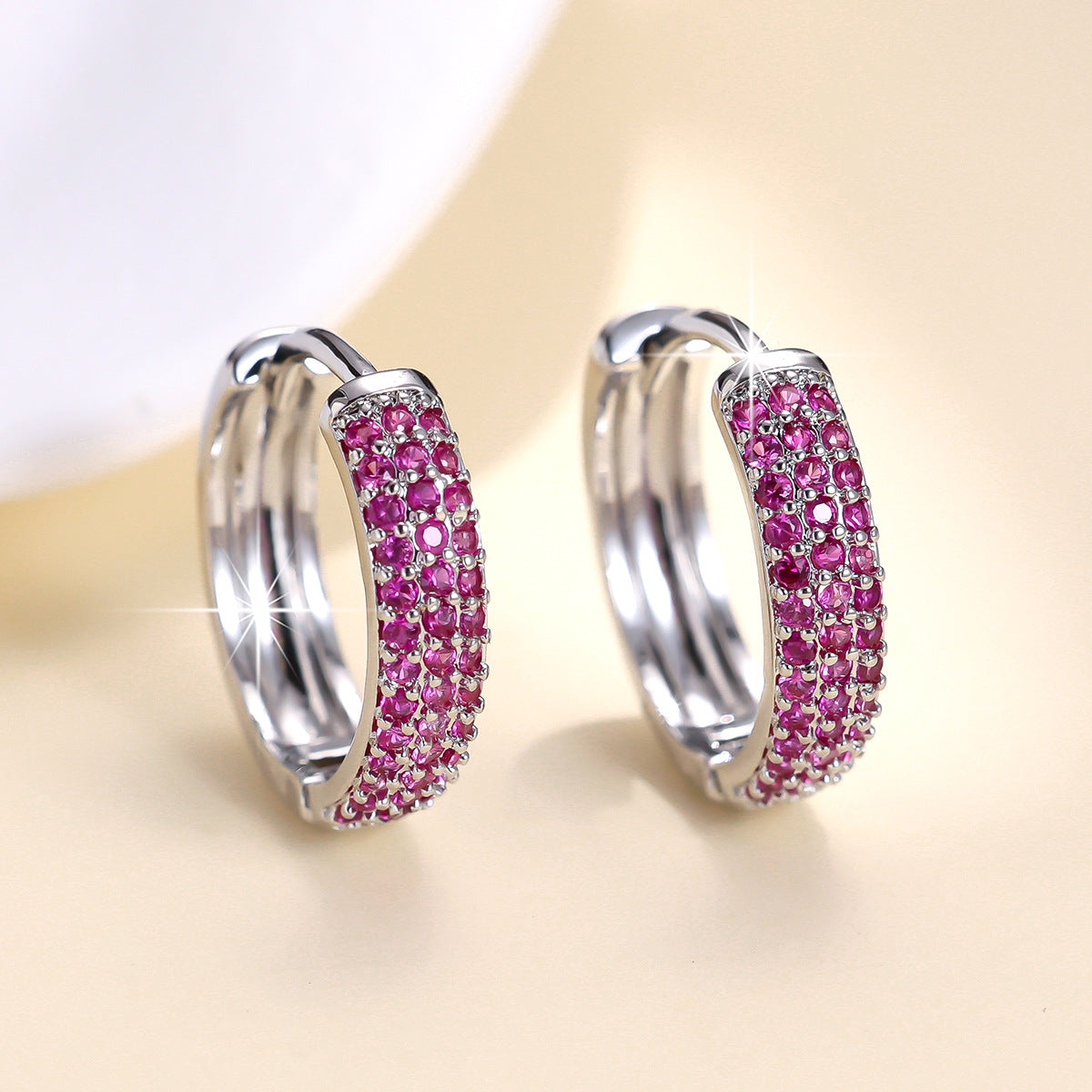 Zircon Stud Earrings